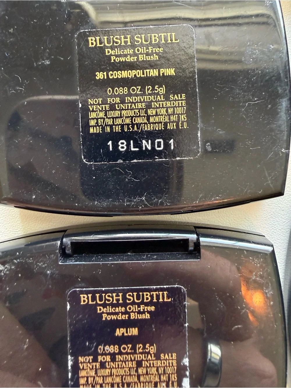 Lancôme travel size blushes, new with Rose Flush Pallet
